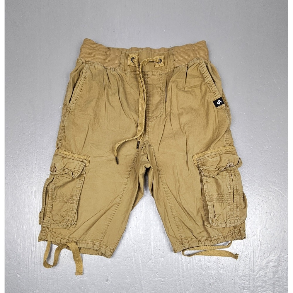 Vintage Southpole Cargo Shorts Mens Small‎ Brown Baggy Pockets Active Skater